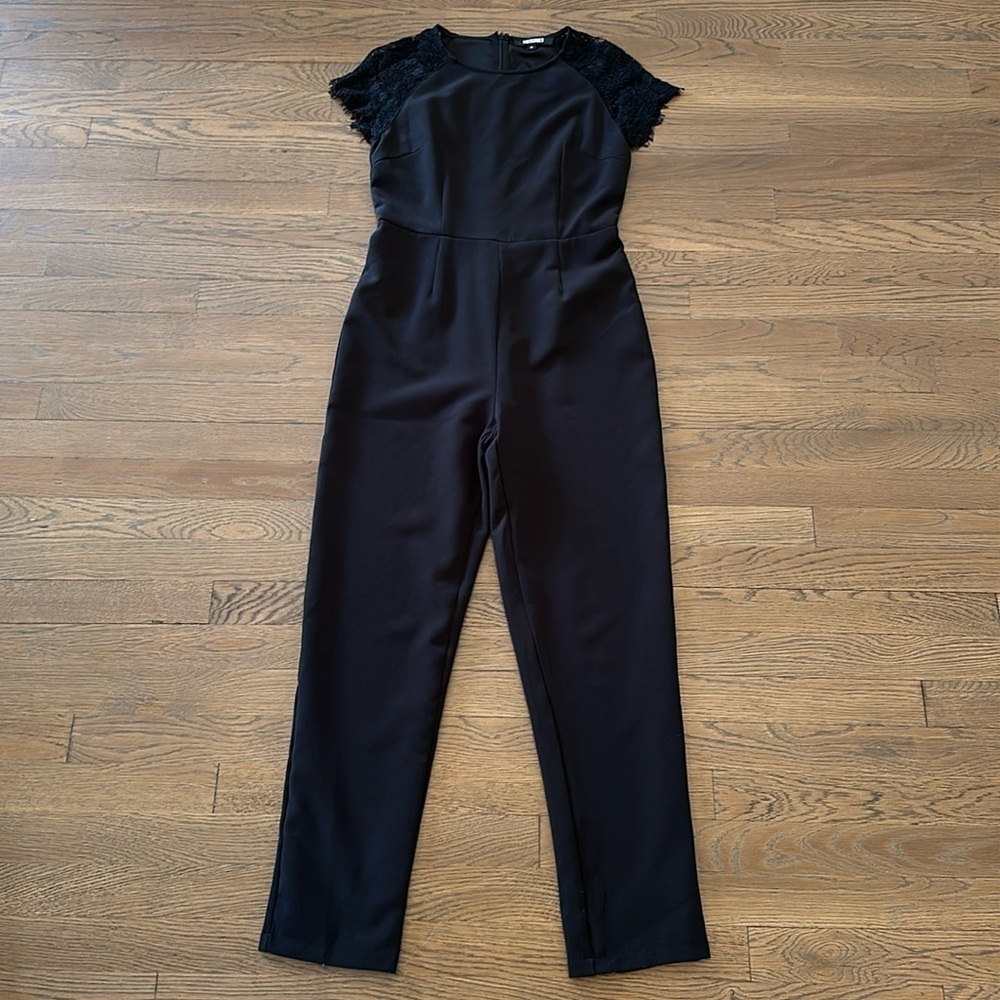 Missguided Women’s Black Jumpsuit - Size 10